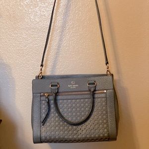 Kate Spade Medium Size Leather Grey Purse